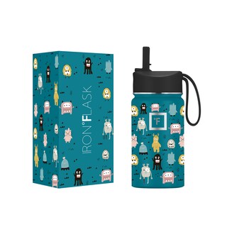 Foto 1 | Foto 1 | Botella De Agua Iron °flask Kids Monsters Crew De 400 Ml Con Pegatinas - Venta Internacional.