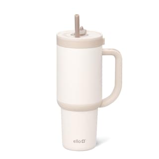 Foto 1 | Foto 1 | Vaso Ello Oasis Con Mango Y Pajita Retráctil, 900 Ml, Crema - Venta Internacional.