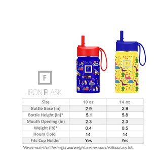 Foto 2 | Foto 2 | Botella De Agua Iron °flask Kids Sweet Bees De 400 Ml Con Tapa De Pajita - Venta Internacional.