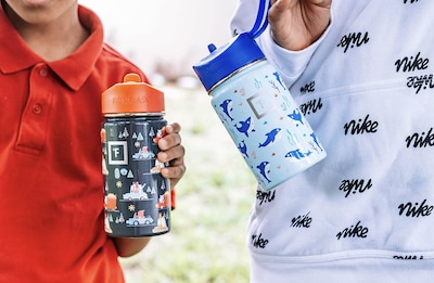Foto 5 | Foto 5 | Botella De Agua Iron °flask Kids Sweet Bees De 400 Ml Con Tapa De Pajita - Venta Internacional.