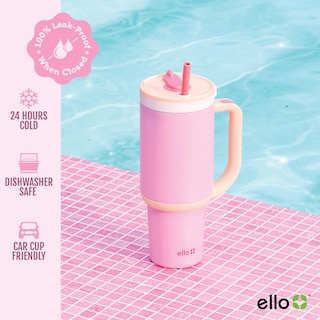 Foto 3 | Foto 3 | Vaso Ello Oasis De 1,2 Litros Con Asa Y Pajita Retráctil Sunrise - Venta Internacional.