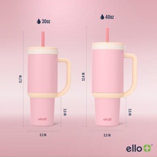Foto 7 | Foto 7 | Vaso Ello Oasis De 1,2 Litros Con Asa Y Pajita Retráctil Sunrise - Venta Internacional.