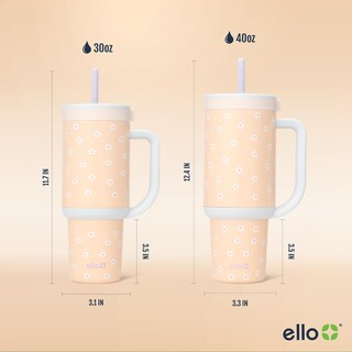 Foto 7 | Foto 7 | Vaso Ello Oasis De 900 Ml Con Asa Y Pajita Retráctil - Venta Internacional.