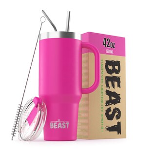 Foto 1 | Foto 1 | Termo de Acero Inoxidable Tumbler Greens Steel Beast 1250 ml Rosa - Venta Internacional
