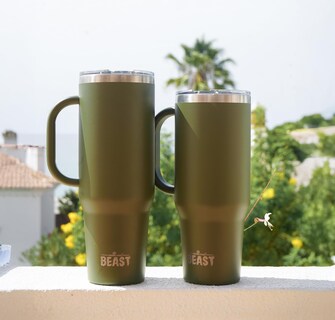 Foto 6 | Foto 6 | Termo Greens Steel Beast de Acero Inoxidable 1250 ml Verde Militar - Venta Internacional