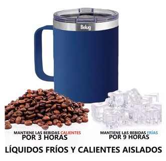 Foto 3 | Foto 3 | Vaso Térmico De Acero Inoxidable 12 Oz Portátil Belug Azul Marino