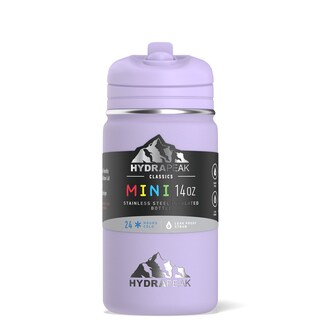 Foto 3 | Foto 3 | Botella De Agua Hydrapeak Mini De Acero Inoxidable, 400 Ml, Color Lavanda - Venta Internacional.
