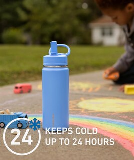 Foto 4 | Foto 4 | Botella De Agua Hydrapeak Mini De 600 Ml Con Tapa De Pajita Para Niños De Acero Inoxidable - Venta Internacional.