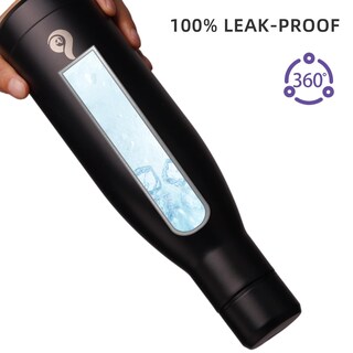Foto 4 | Foto 4 | Botella De Agua Bjpkpk Con Aislamiento De Acero Inoxidable De 750 Ml, Color Negro - Venta Internacional.
