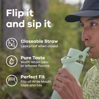 Foto 3 | Foto 3 | Botella De Agua Hydro Flask Wide Flex Straw Cap 700 Ml - Venta Internacional.