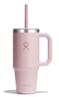 Foto 1 | Foto 1 | Vaso Hidro De Viaje Con Asa, Tapa Y Pajita, 700 Ml, Color Rosa - Venta Internacional.