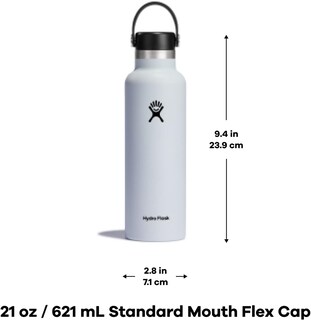 Foto 6 | Foto 6 | Botella De Agua Hydro Flask, 620 Ml, Standard Mouth Moonshadow - Venta Internacional.