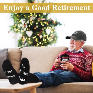 Foto 6 | Foto 6 | Set De Regalo De Jubilación Sieral Para Hombre Con Taza, Gorra, Calcetines, Llavero - Venta Internacional.