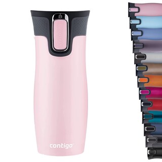 Foto 1 | Foto 1 | Taza Térmica Contigo West Loop Autoseal 470ml Millenial Pink - Venta Internacional.