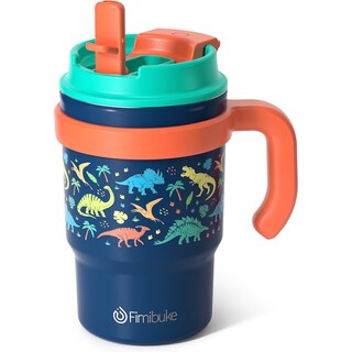 Foto 1 | Foto 1 | Vaso Aislante Para Niños Fimibuke 470 Ml Con Mango Y Pajita 18/8 Ss - Venta Internacional.