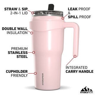 Foto 2 | Foto 2 | Botella De Agua Hydrapeak Roadster 1.2 L De Acero Inoxidable Seashell - Venta Internacional.