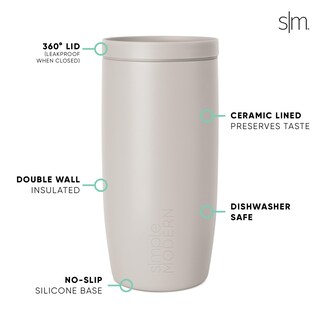 Foto 4 | Foto 4 | Taza De Café De Viaje Simple Modern Voyager 480 Ml - Venta Internacional.