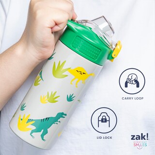 Foto 6 | Foto 6 | Botella De Agua Zak Designs Sanrio Sage Kids De Acero Inoxidable De 400 Ml - Venta Internacional.