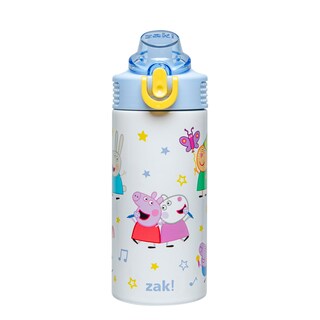 Foto 1 | Foto 1 | Botella De Agua Zak Designs Peppa Pig Sage Kids De Acero Inoxidable 400 Ml - Venta Internacional.