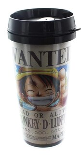 Foto 2 | Foto 2 | Póster Travel Mug One Piece Luffy Wanted  473 Ml - Venta Internacional.
