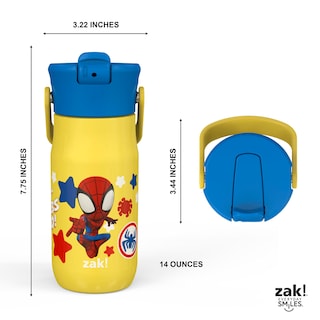 Foto 6 | Foto 6 | Botella De Agua Zak Designs Harmony Marvel Spiderman 414ml - Venta Internacional.