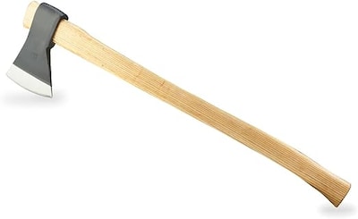 Foto 2 | Foto 2 | Hacha De Acero Carbono Dureza 55rc Con Filo Debastado Y Ojo Cónicopara Tareas De Desbaste Y Corte En Madera 3.5 Lb/80 Cm