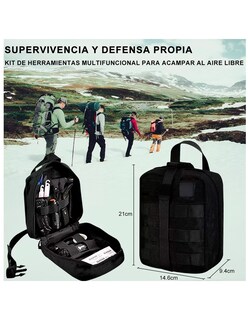 Foto 6 | Foto 6 | Kit de Supervivencia Petukita Box DD-01 para Camping