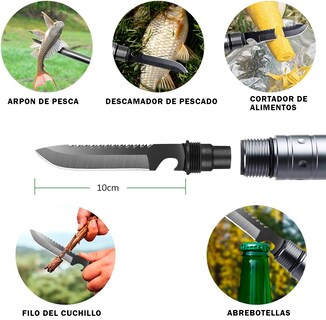 Foto 4 | Foto 4 | Pala Plegable De Supervivencia Profesional | Herramienta Multifuncional De Campismo
