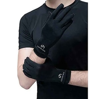 Foto 2 | Foto 2 | Guantes Full Hand de Compresión Copper Heal Negro para Artritis de Cobre Talla L