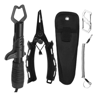 Foto 1 | Foto 1 | Juego de Alicates de Aluminio para Pesca 5 Piezas Eo Safe Imports Esi-10493 Negro