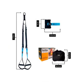 Foto 3 | Foto 3 | Set Cuerda de Suspensión Tayga color Azul con Accesorios