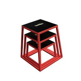 Foto 2 | Foto 2 | Set de Bancos Pliométricos Tayga Altura 31/46/61 cm color Rojo/Negro