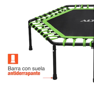 Foto 7 | Foto 7 | Trampolín Aeróbico con Agarradera Hexagonal Verde Altera 50 Pulgadas Fitness Jumping