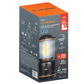 Foto 4 | Foto 4 | Linterna Truper de LED para Campamento Tipo Farol de Pilas 3 D