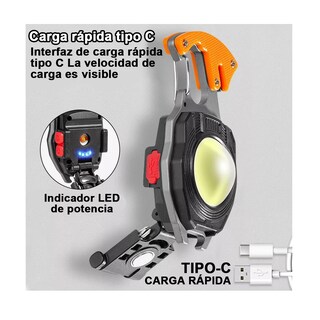 Foto 3 | Foto 3 | Linterna Led y Llavero Portátil Multifunción Eo Safe Imports