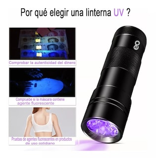 Foto 2 | Foto 2 | Language Lampara Luz Uv 12led Eo Safe Imports Esi-9195-1 Negro