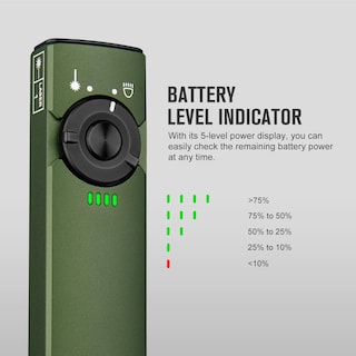 Foto 4 | Foto 4 | Linterna Olight Arkfeld Edc Flat 1000 Lúmenes Blanca Con Haz Verde - Venta Internacional.