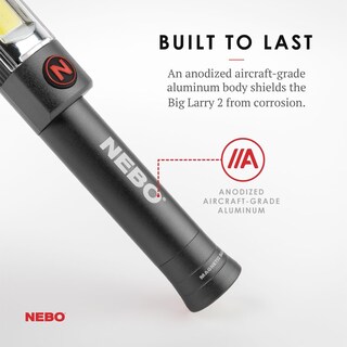 Foto 3 | Foto 3 | Lámpara De Trabajo Nebo Big Larry 2 Power 500 Lm Con Clip Y Base Magnética - Venta Internacional.