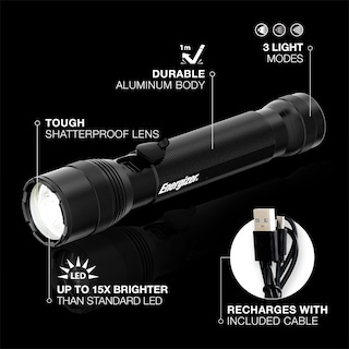Foto 2 | Foto 2 | Linterna Energizer Tacr-1000 Led Táctica Recargable - Venta Internacional