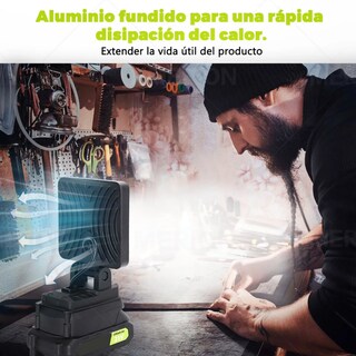 Foto 3 | Foto 3 | Linterna Lamparas Led Recargable Luz Trabajo Y Acampada Eo Safe Imports Esi-18745 Negro