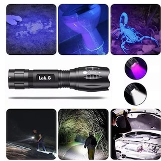 Foto 3 | Foto 3 | Lampara Táctica 3000 Lumens Cree Led T6 Recargable Lab.g Negro