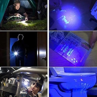 Foto 5 | Foto 5 | Lampara Táctica 3000 Lumens Cree Led T6 Recargable Lab.g Negro