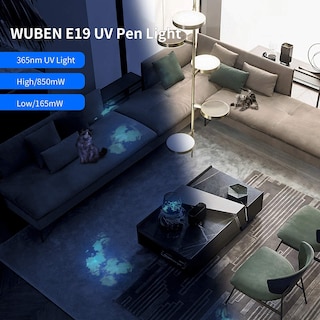 Foto 5 | Foto 5 | Linterna Uv Con Bolígrafo Wuben E19 365 Nm Detector De Luz Negra Ip68 - Venta Internacional.
