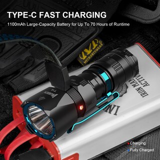 Foto 5 | Foto 5 | Linterna Wuben T4 Táctica Recargable 850 LM IP68