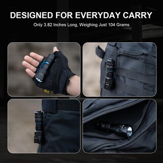 Foto 7 | Foto 7 | Linterna Wuben T4 Táctica Recargable 850 LM IP68