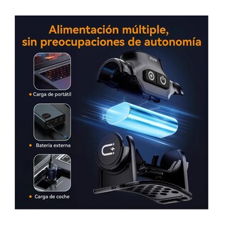 Foto 4 | Foto 4 | Lampara De Cabeza Linterna Frontal Led Recargable Con Sensor