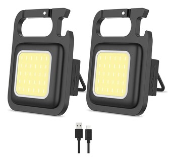 Foto 1 | Foto 1 | Linterna Portátil Eo Safe Imports Esi-5357 Mini Llavero Cargando Lámpara Táctica LED Negro