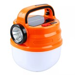 Lámpara Solar Led Recargable Eo Safe Imports ESI-11055 Naranja para Acampar