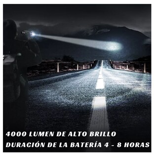 Foto 3 | Foto 3 | Linternas Led Lab.g Recargable 4000lm Con 5 Modos Y Zoo 2 Pzas Negro