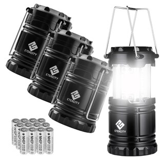 Foto 1 | Foto 1 | Farol De Camping Etekcity Para Cortes De Energía, Paquete De 4 Con Linterna - Venta Internacional.